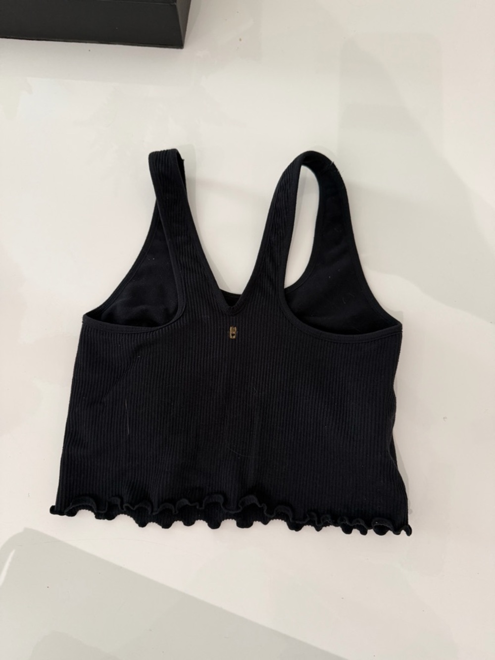 Spiritual Gangster Amor Crop Tank - Black / XS/S - Picture 3 of 5